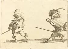 Duel of Two Dwarfs. Creator: Stefano della Bella