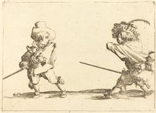 Duel of Two Dwarfs. Creator: Stefano della Bella