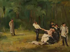 Duel, study, 1896. Creator: Il'ya Repin