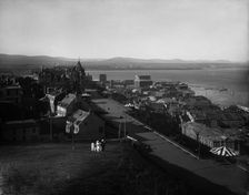 Dufferin Terrace & Chateau Frontenac, Quebec, between 1890 and 1906. Creator: Unknown