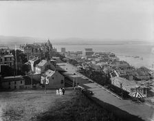 Dufferin Terrace & Chateau Frontenac, Quebec, c1901. Creator: Henry Greenwood Peabody