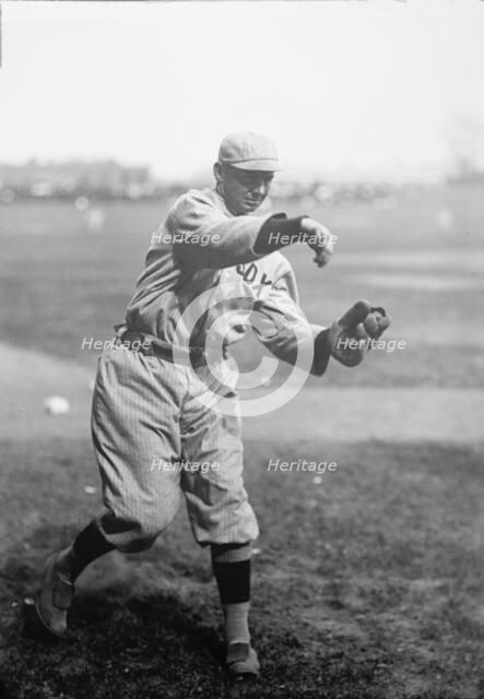 Duffy Lewis, Boston Al (Baseball), 1913. Creator: Harris & Ewing.