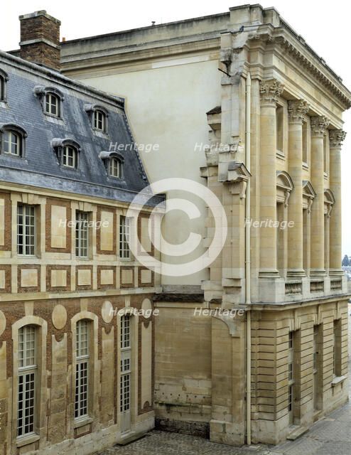 Dufour House seen from the south, Chateau de Versailles, France. Artist: Unknown