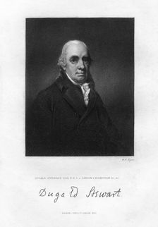 Dugald Stewart (1753-1828), Scottish philosopher, 19th century.Artist: WH Ligars