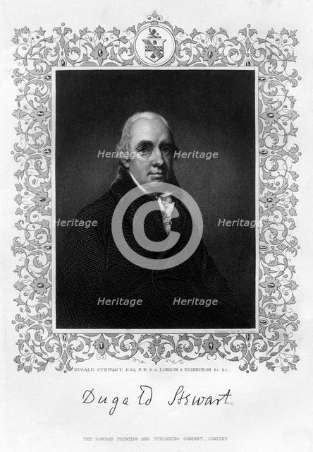 Dugald Stewart, 19th century. Artist: William Home Lizars