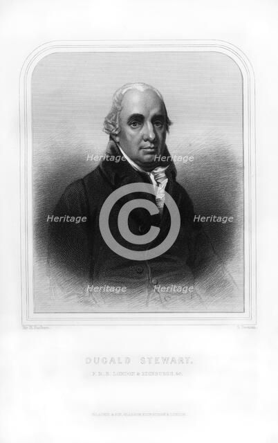 Dugald Stewart, Scottish philosopher, (1870). Artist: S Freeman