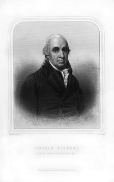 Dugald Stewart, Scottish philosopher, (1870). Artist: S Freeman