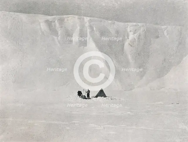 'Dugdale Glacier', c1911, (1913).  Artist: G Murray Levick.