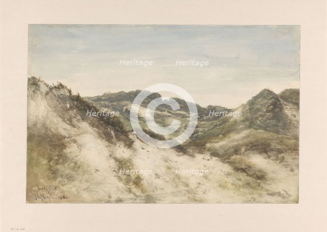 Duin landscape at Zorgvliet, 1880. Creator: Johannes Gysbert Vogel.