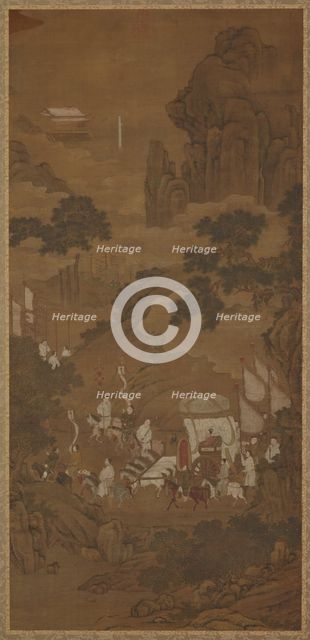Duke Wen of Jin Recovering His State, 16th-17th century. Creator: Unknown.