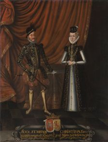 Duke Adolf of Holstein-Gottorp (1526-1586) and Christine of Hesse (1543-1604)