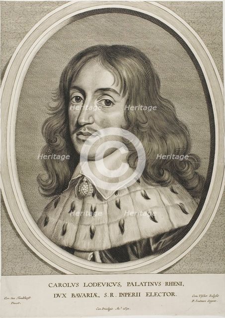 Duke Charles Louis of the Palatinate, n.d. Creator: Cornelis de Visscher.
