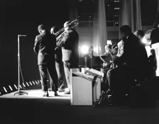 Duke Ellington Band, Finsbury Park Astoria, London, 1963. Creator: Brian Foskett