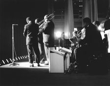 Duke Ellington Band, Finsbury Park Astoria, London, 1963. Creator: Brian Foskett