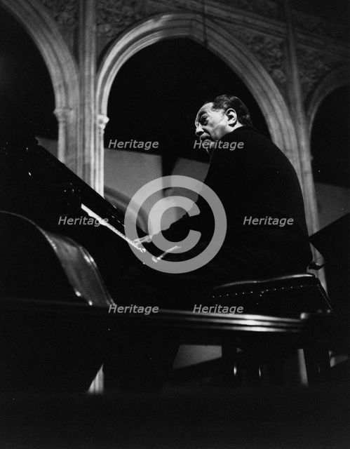 Duke Ellington, rehearsal for a Sacred Concert at Great St Mary's Church, Cambridge, 1967. Creator: Brian Foskett.