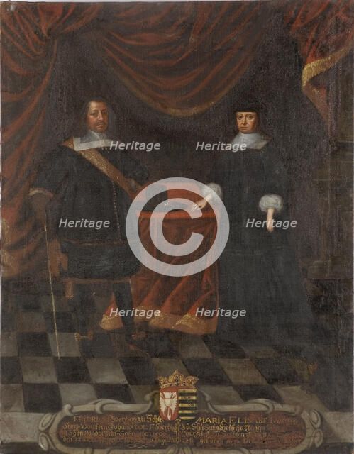 Duke Frederick III of Holstein-Gottorp (1597-1659) und Duchess Marie Elisabeth (1610-1684).