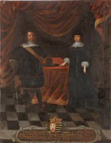 Duke Frederick III of Holstein-Gottorp (1597-1659) und Duchess Marie Elisabeth (1610-1684)