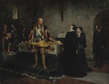 Duke Karl Insulting the Corpse of Klaus Fleming, 1878. Creator: Albert Edelfelt