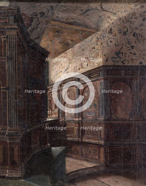 Duke Karl's Tower Chamber at Gripsholm, 1870. Creator: Ernst Josephson.