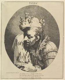 Duke of York (Twelve Characters from Shakespeare), March 15, 1776. Creator: John Hamilton Mortimer