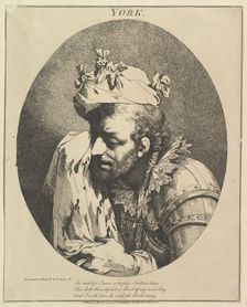 Duke of York (Twelve Characters from Shakespeare), March 15, 1776. Creator: John Hamilton Mortimer