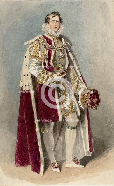 Duke of Devonshire Carrying the Orb, n.d. Creators: Marie J Naylor, James Stephanoff.