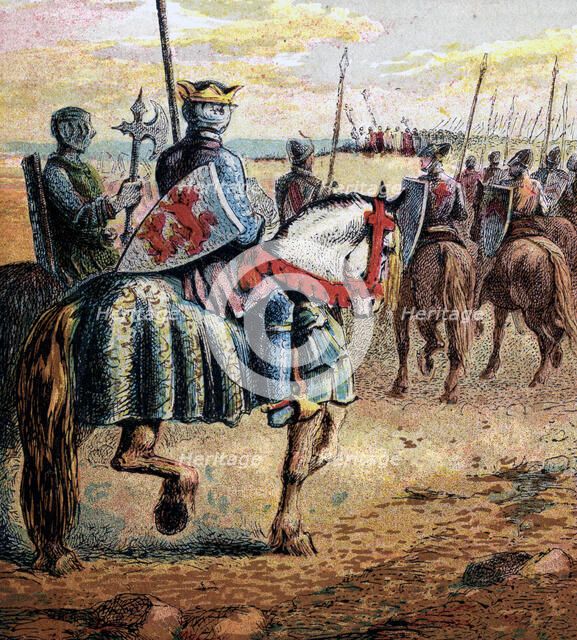 'Duke Robert Goes To Palestine', 11th century, (c1850). Artist: Unknown