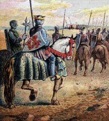 Duke Robert Goes To Palestine 11th century, (c1850)