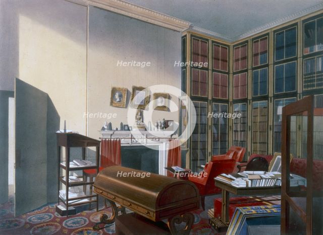 Duke's own room, Apsley House, Westminster, London, 19th century. Creator: Thomas Shotter Boys.
