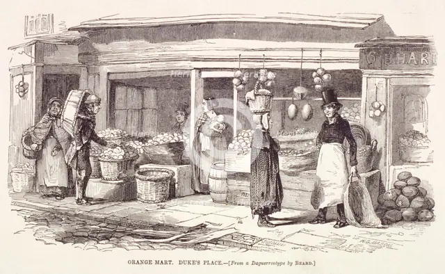 Duke's Place, London, 1861. Artist: Anon