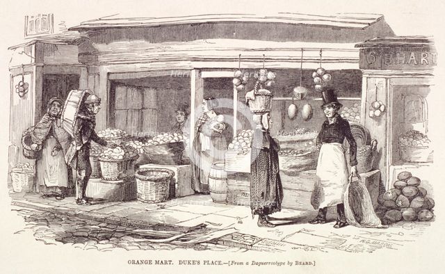 Duke's Place, London, 1861. Artist: Anon