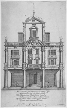 Duke's Theatre, Dorset Gardens, City of London, 1673. Artist: William Sherwin