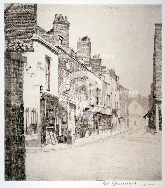 Duke Street, Chelsea, London, 1873. Artist: Walter Greaves
