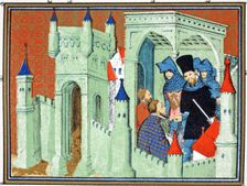 Dukes of Exeter and Surrey deliver the King's message to the Duke of Lancaster, 19th Century