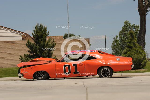 Dukes of Hazzard crashed. Artist: Simon Clay.