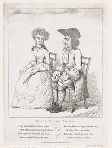 Dukes Place Lovers, February 21, 1797., February 21, 1797. Creator: Thomas Rowlandson