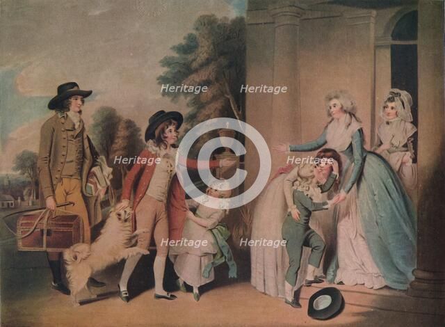 Dulce Domum or the Return from School, 1790, (1919). Artist: William Redmore Bigg