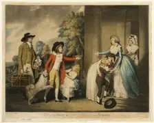 Dulce Domum, or the Return from School, published December 1, 1790. Creator: John Jones