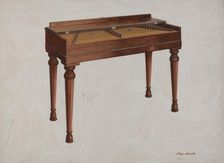 Dulcimer, c. 1937. Creator: Rex F Bush