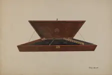 Dulcimer, c. 1937. Creator: Rex F Bush