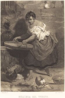 Dulcinea del Toboso, c. 1855. Creator: Célestin Nanteuil