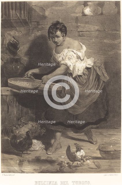 Dulcinea del Toboso, c. 1855. Creator: Célestin Nanteuil.
