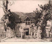 Dulieu's Pig Farm, 1907. Creator: Martin Hardie