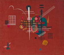 Dull Red, 1927. Creator: Kandinsky, Wassily Vasilyevich (1866-1944)