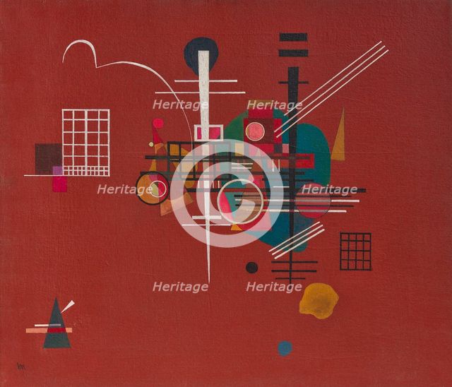 Dull Red, 1927. Creator: Kandinsky, Wassily Vasilyevich (1866-1944).