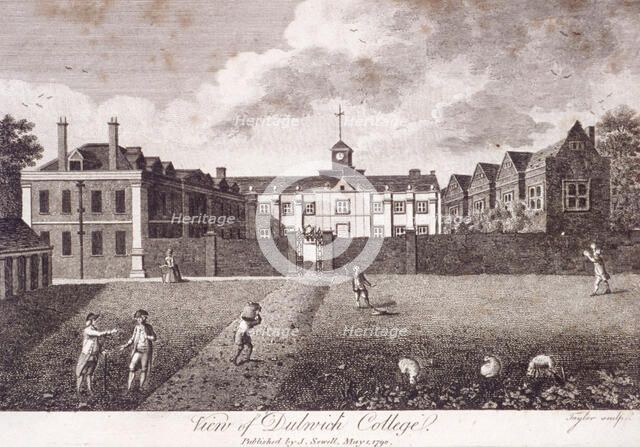 Dulwich College, Camberwell, London, 1790. Artist: Taylor