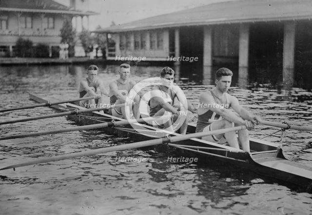 Duluth Boat Club Senior Quad, between c1915 and c1920. Creator: Bain News Service.