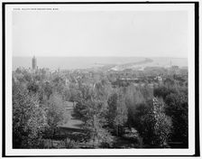Duluth from Cascade Park, Minn., c1902. Creator: William H. Jackson