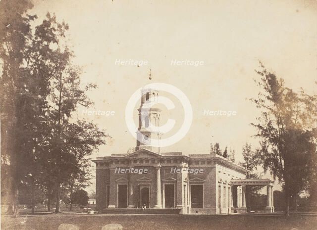 Dum Dum Church, 1850s. Creator: Captain R. B. Hill.