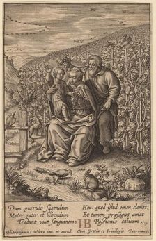 Dum pierulo fugendum .... Creator: Hieronymous Wierix